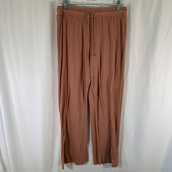 nuuds Pajama Pants Women's Large Pull On Drawstring Pocketless Lightweight - Picture 1 of 10